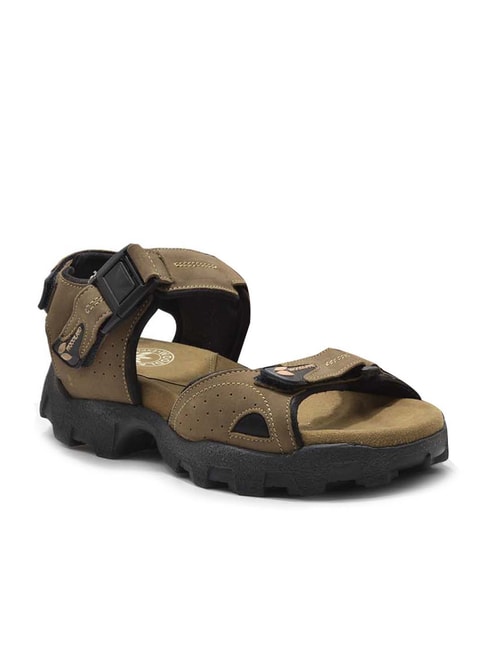 Woodland Men's Khaki Floater Sandals