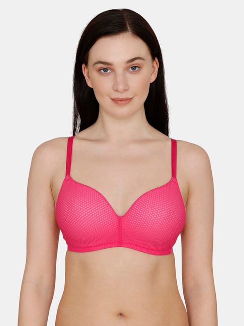 Buy Zivame Pink Lace Wireless T-Shirt Bra for Women's Online @ Tata CLiQ