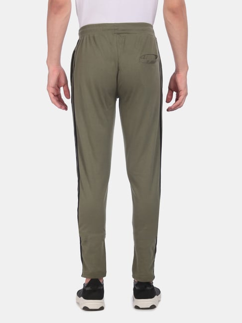 Buy Colt Olive Green Regular Fit Trackpants for Mens Online @ Tata CLiQ