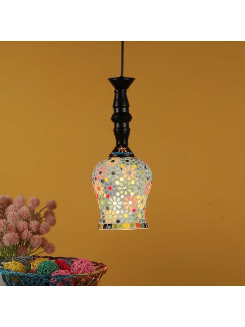 DecorativeRay Multicolor Iron Ceiling Light - Set of 1