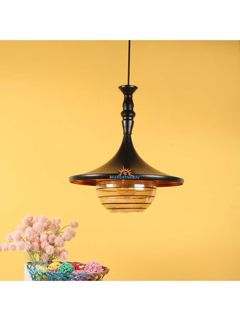 DecorativeRay Black & Gold Aluminium Ceiling Light - Set of 1