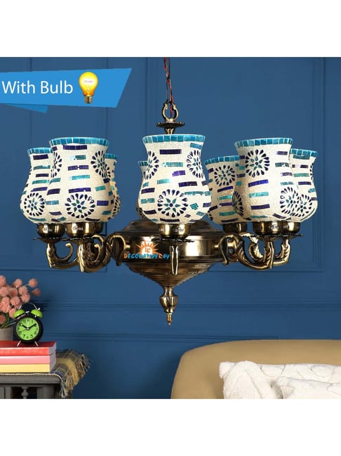 DecorativeRay Multicolor Aluminium Chandeliers - Set of 1