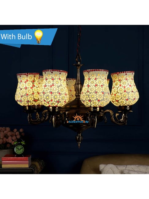 DecorativeRay White Aluminium Chandeliers - Set of 1