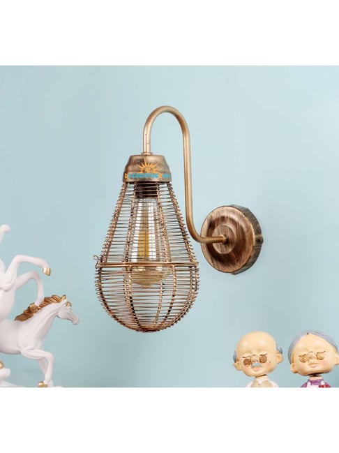 DecorativeRay Brown Iron Wall Light - Set of 1