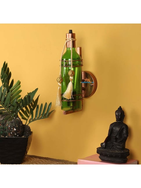 DecorativeRay Green Iron Wall Light - Set of 1