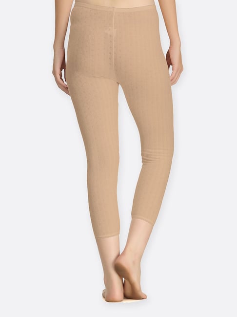 Buy Kanvin Beige Thermal Tights (Pack Of 2) for Women Online @ Tata CLiQ