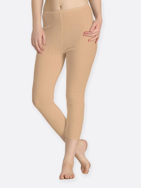 Buy Kanvin Beige Thermal Tights (Pack Of 2) for Women Online @ Tata CLiQ