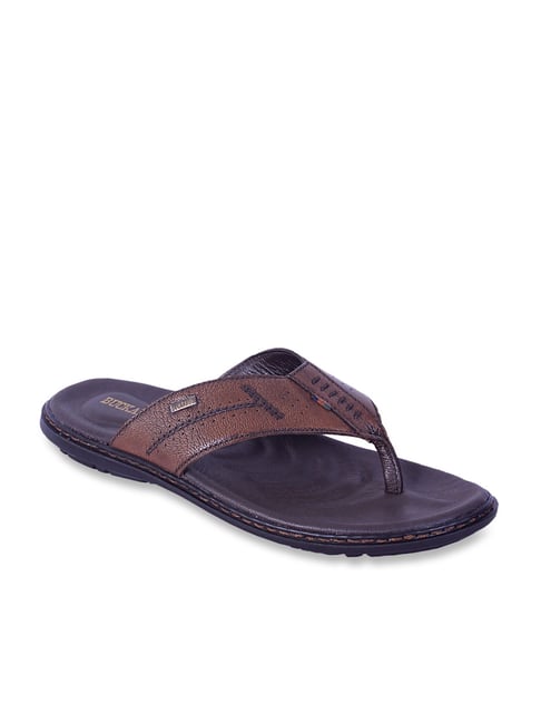 Buckaroo Men's GIRBA Brown Thong Sandals