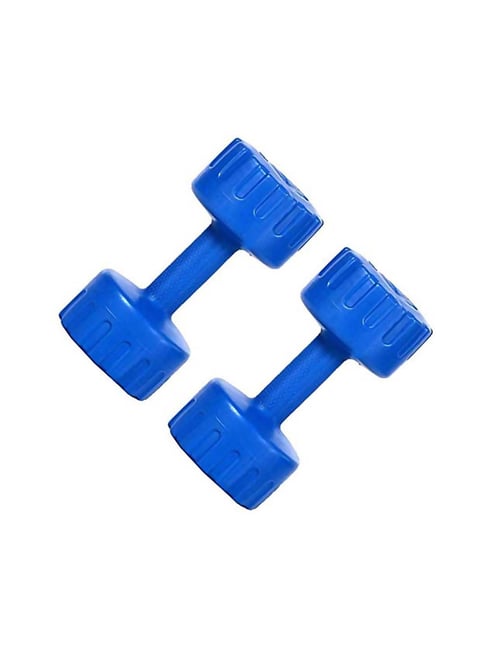 Triumph Blue PVC Dumbbells (3 kg x 2)-Triumph-Footwear-TATA CLIQ