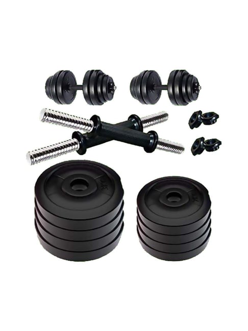 Triumph Black Combo Home Gym Set (20kg)-Triumph-Footwear-TATA CLIQ