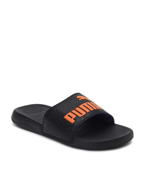 Buy Puma Men s Popcat 20 Scary Black Slides for Men at Best Price