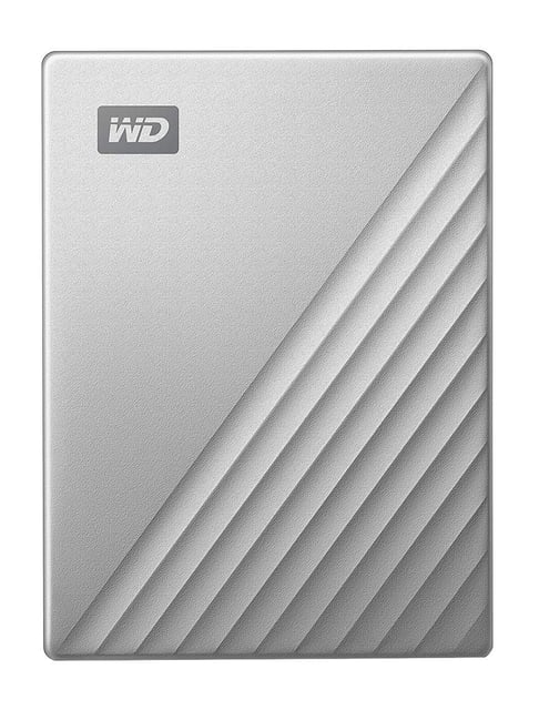 WD My Passport Ultra WDBFTM0040BSL-WESN 4TB Portable External Hard Drive (Silver)