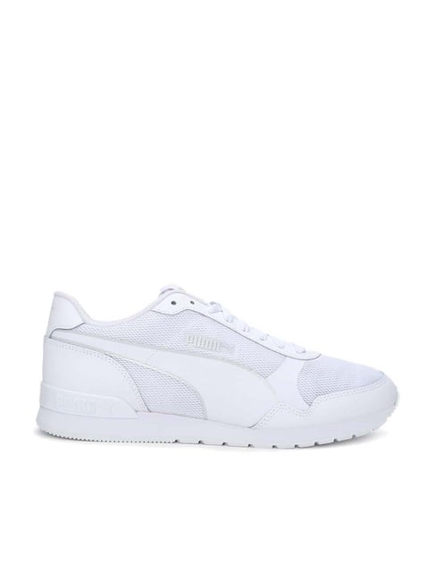 Puma Men's ST Runner V2 Tech Trainers White Casual Sneakers