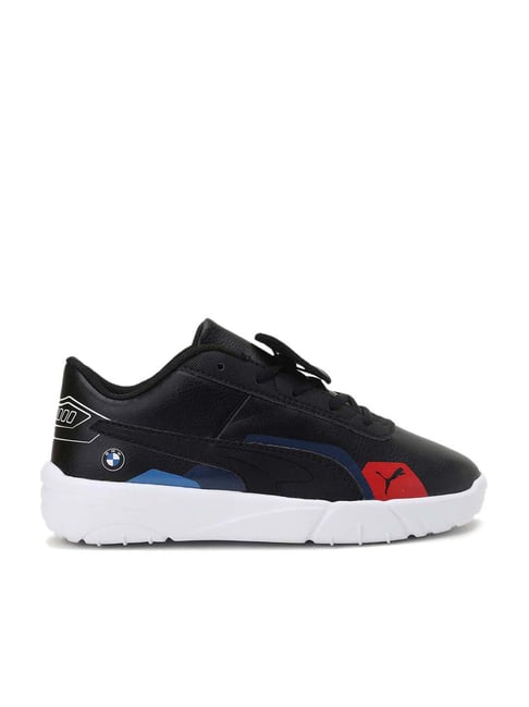 Puma Kids BMW MMS Drift Cat Delta V PS Black & White Sneakers