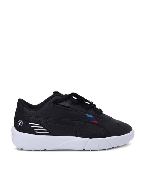 Puma Kids BMW MMS R-Cat Machina PS Black & White Sneakers