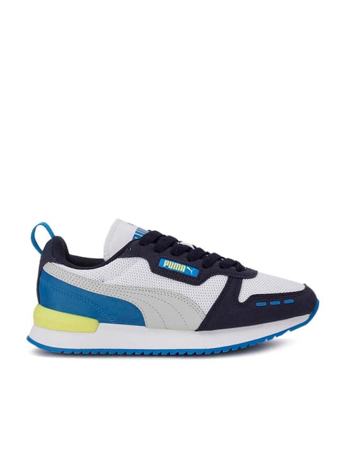 Buy Puma Kids R78 Jr White Grey Violet Sneakers for Boys at Best