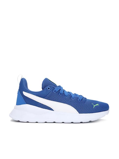 Puma Kids Anzarun Lite Jr Nebulas Blue & White Running Shoes