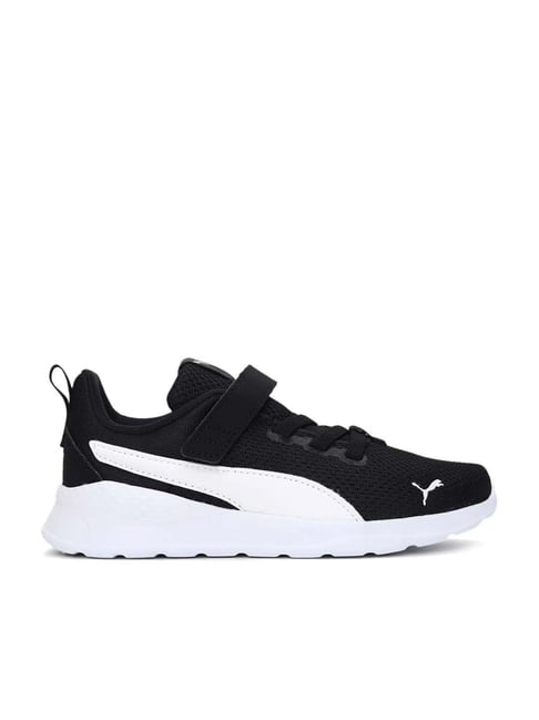 Puma Kids Anzarun Lite AC PS Black & White Running Shoes