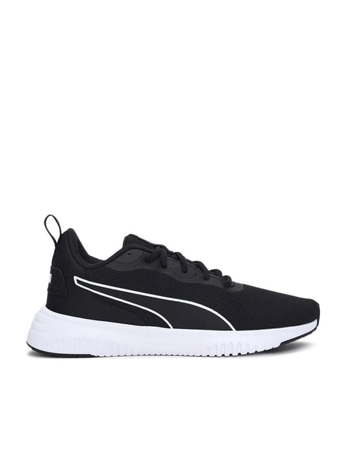 Puma Kids Flyer Flex Jr White & Black Running Shoes