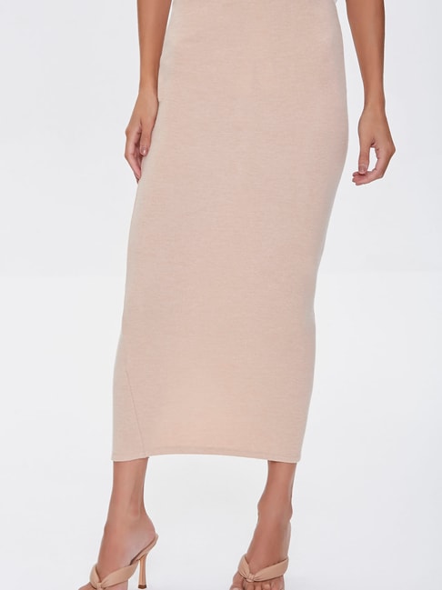Forever 21 Taupe Skirt Price in India