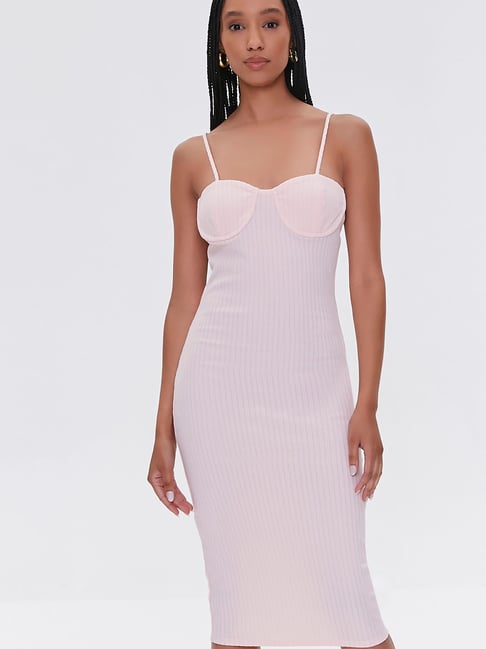 Buy Forever 21 Blush Slim Fit Dress for Women Online @ Tata CLiQ