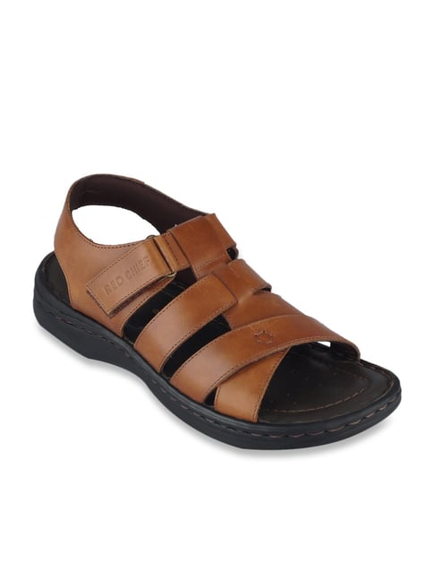 Red Chief Tan Leather Sandal for Men (RC547 287 UK-06), Brown : Amazon.in:  Fashion