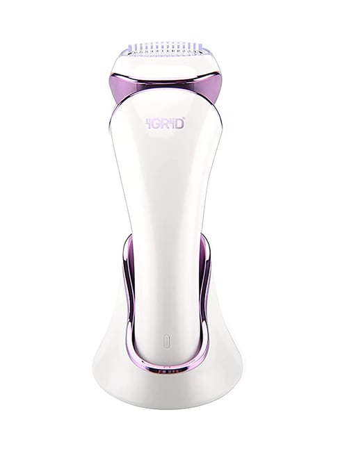 iGRiD IG-1097 Easy Breezy Electric Shaver for Women with LED Light - 80 Min Runtime (White)