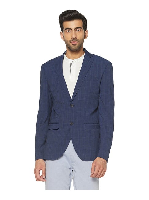 Blackberrys Blue Checks Blazer