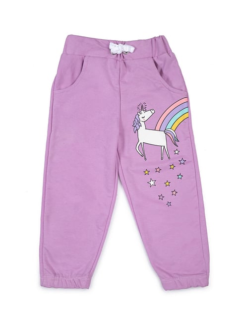 Girls hot sale purple joggers