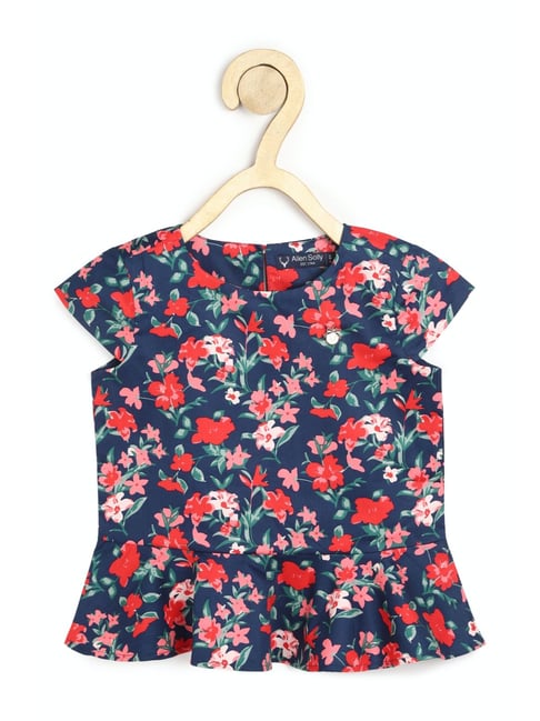 Allen Solly Junior Navy Floral Print  Top