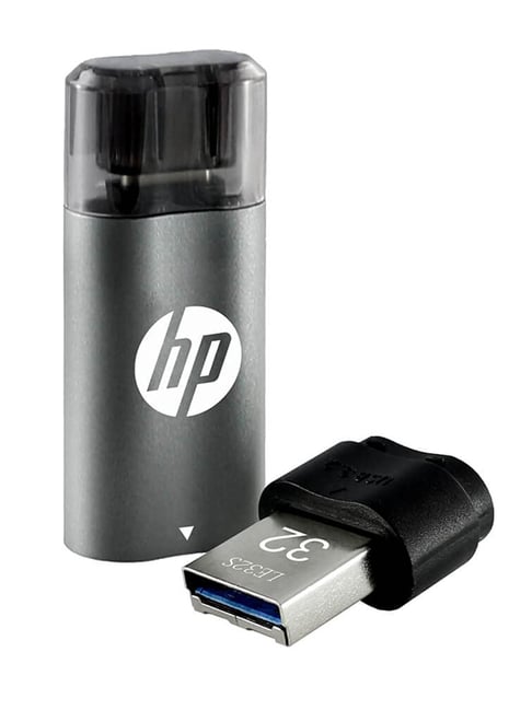 HP x5600b 32GB USB Type-B 3.2 OTG Pen Drive (Grey/Black)