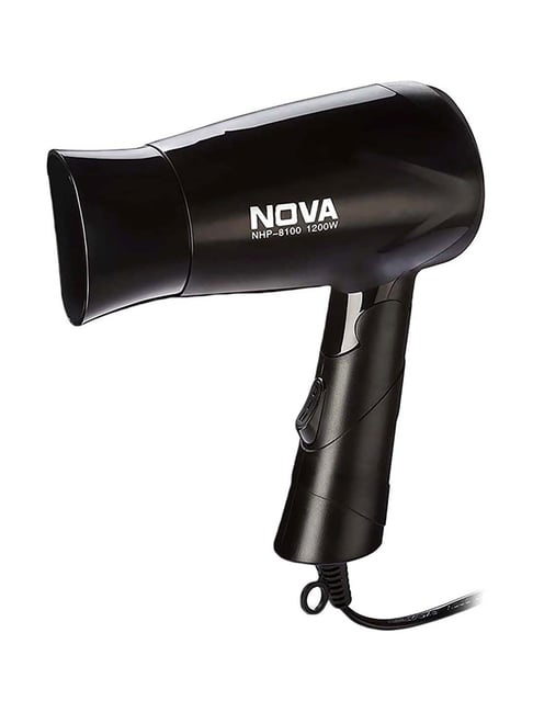 Nova NHP 8100 Silky Shine 1200W Corded Hair Dryer (Black)