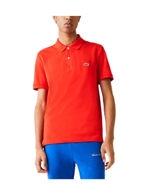 Lacoste Red Petit Pique Slim Fit Polo T-Shirt