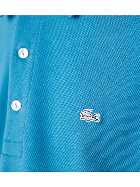 Buy Lacoste Blue Petit Pique Slim Fit Polo T-Shirt for Mens Online