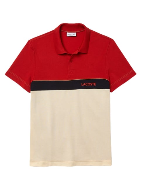 Shirt Design Red And White Lacoste Shirt Buy Lacoste Multi Colour
