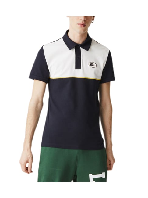 Buy Lacoste Multi Self Slim Fit Polo T-Shirt for Mens Online