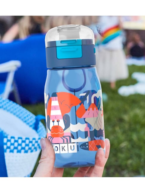 Buy Zoku Blue 475 ML Plastic Gulp Kids Bottle Set of at Best