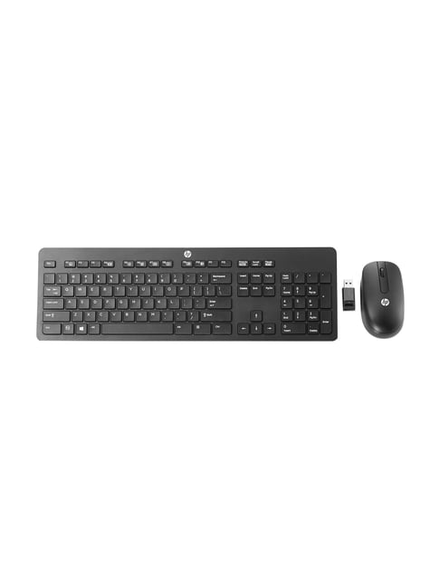 Buy HP Slim Wireless Keyboard Mouse Combo (Black) Online At Best