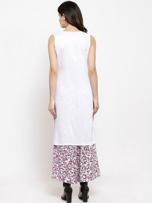 Buy Jaipur Kurti White Sleeveless Top for Women Online @ Tata CLiQ