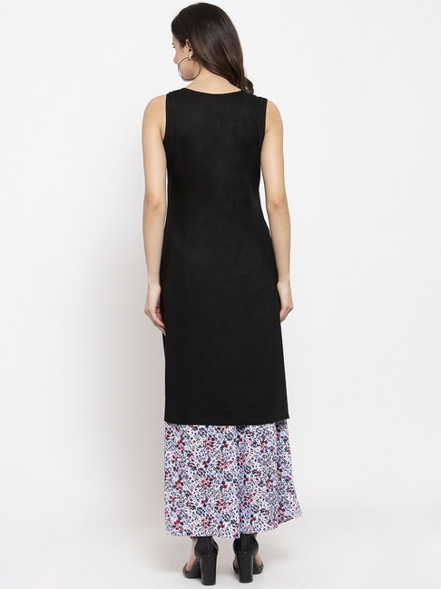 Black sleeveless A line kurta | Kurti designs, Kurta patterns, Indian attire-iangel.vn