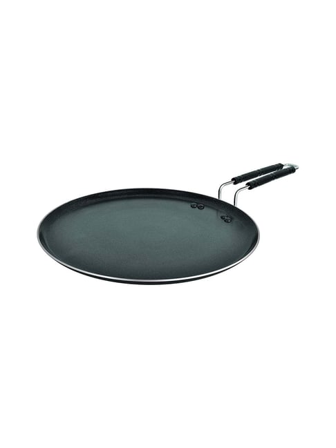 Bergner Black Aluminium Induction Bottom Tawa - Set of 1