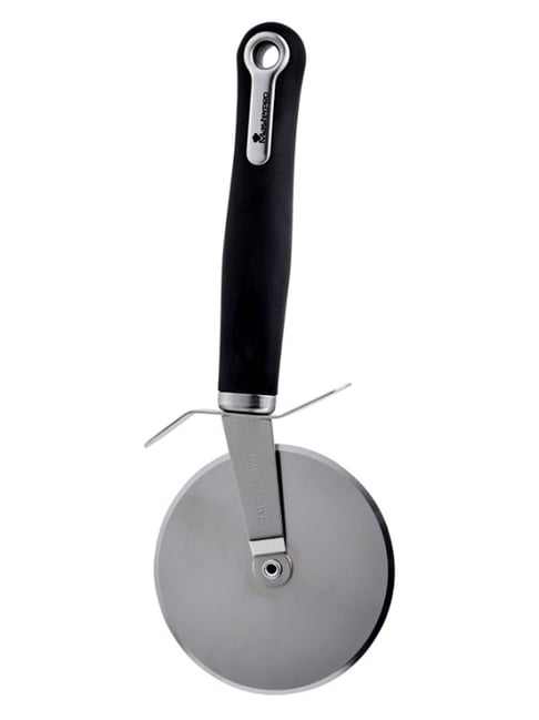 Bergner Silver & Black Stainless Steel Pizza Cutter - Set of 1