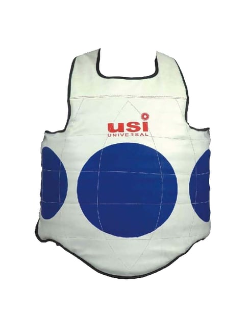 USI White Korean Chest Guard (L)-USI-Footwear-TATA CLIQ