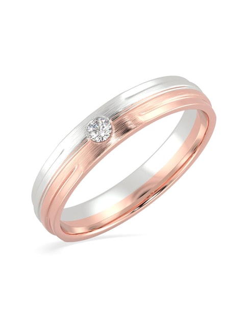 Silver Tungsten Ring | Rose Gold Infinity | EMBR