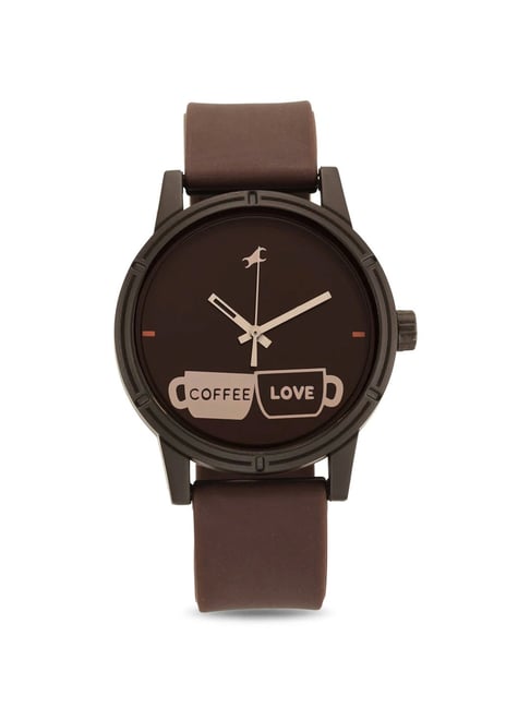 Fastrack ng38022pp07c tees unisex analog outlet watch