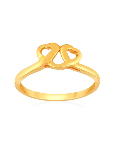 Buy Malabar Gold and Diamonds 22k Gold Heart Ring for Women Online At ...