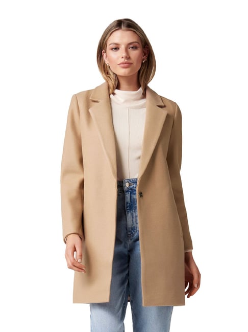 Petite on sale tan coat