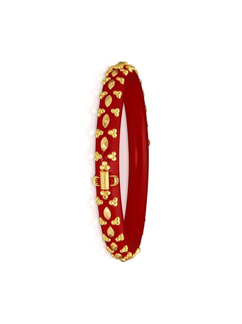 Buy BS JEWEL Plastic Gold Plated and Shakha Pola and Noya Bangle Set for  Women (Set of 5) (2.2) at Amazon.in