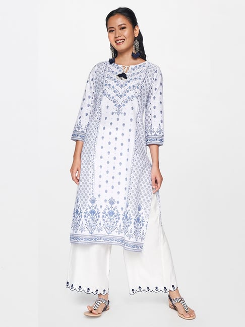 Global desi shop white kurti