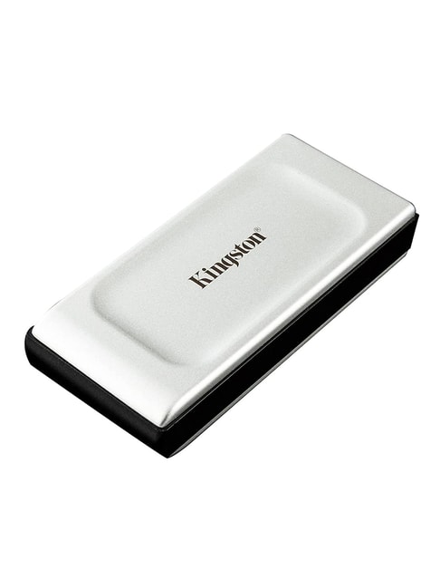 Kingston SXS2000 2TB Portable External SSD (Silver) , Read/Write speeds up to 2,000MB/s